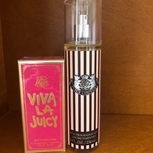 Juicy Couture/Viva La Juicy 1oz/Juicy Couture Body Mist 8oz Set